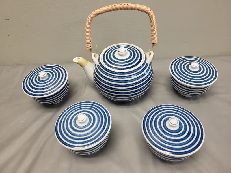 Japanese tea set by Arita kisen from auction in wilmington , North Carolina