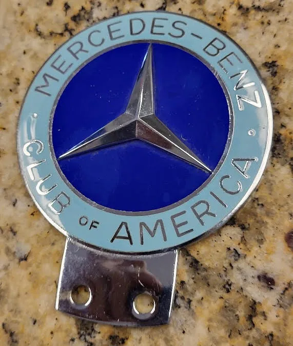 Mercedes Club of America new old stock Emblem from auction in wilmington , North Carolina