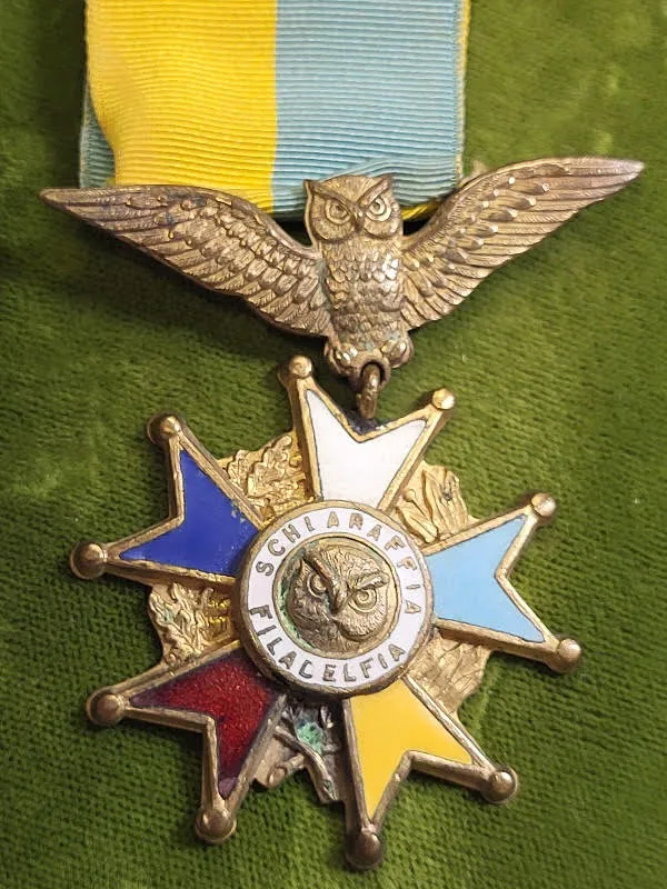 schlaraffia filedelfia fraternal medal from auction in wilmington , North Carolina
