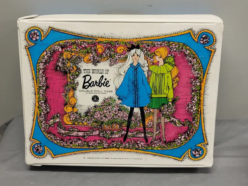 1968 barbie double doll case world of barbie from auction in wilmington , North Carolina