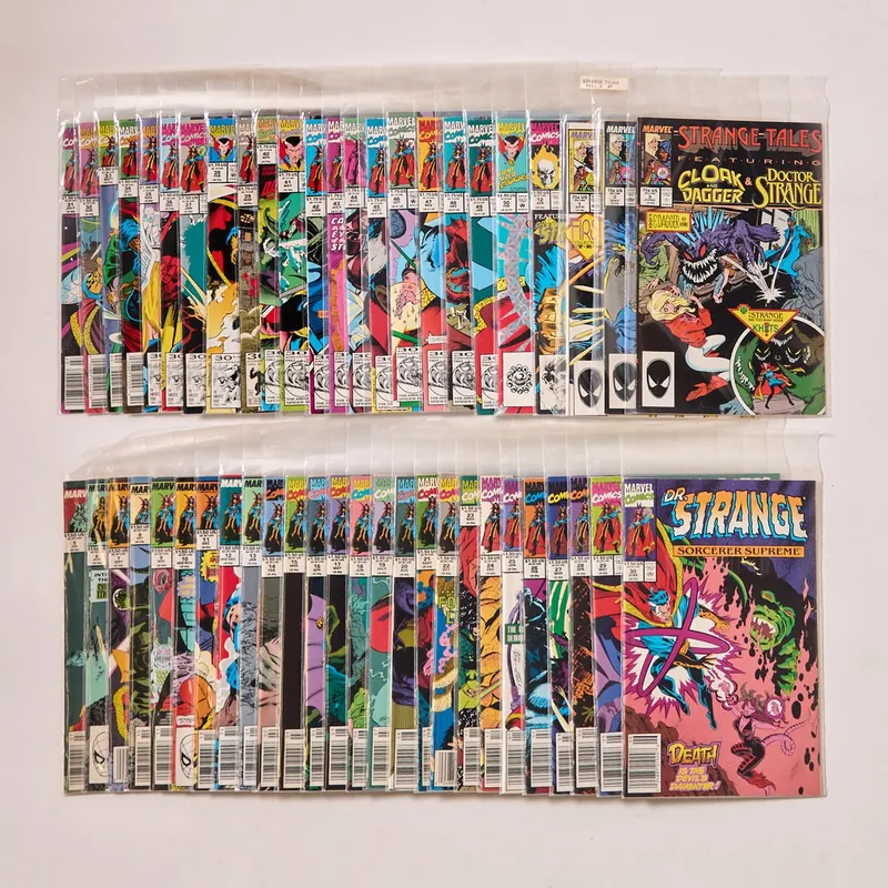 50 Marvel "Dr. Strange" Bronze & Copper Age Comics from auction in Saint Paul, Minnesota