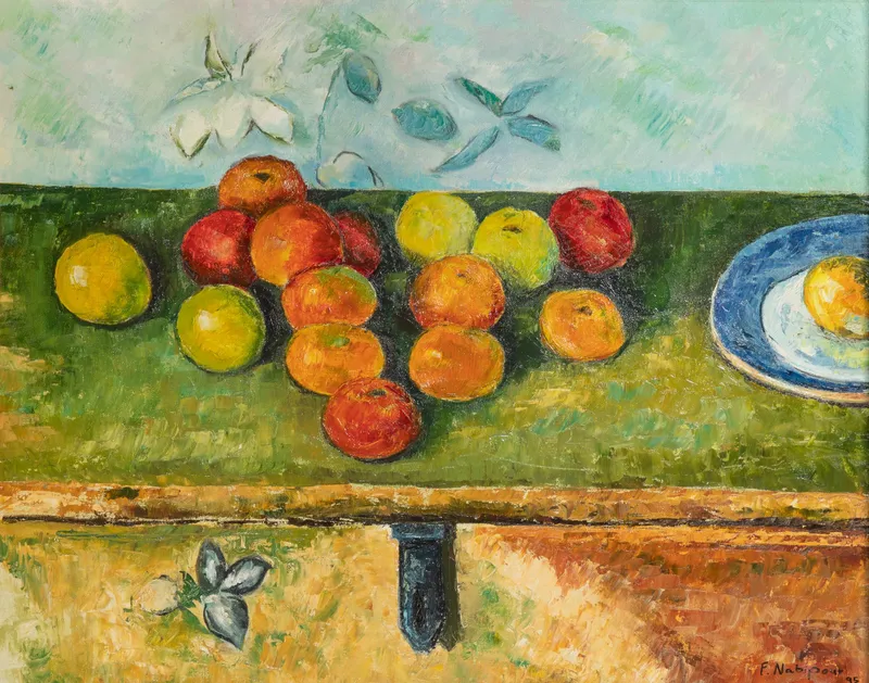 F. Nabipour (Iranian, 20th Century) Oil on Canvas from auction in Addison, Illinois