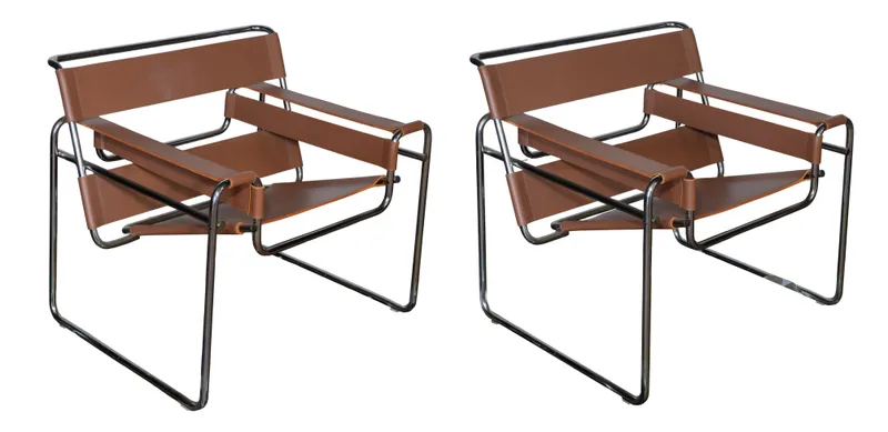 Marcel Breuer for Knoll Wassily Chairs from auction in Addison, Illinois