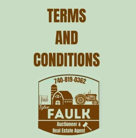 TERMS & CONDITIONS from auction in BETHESDA, Ohio