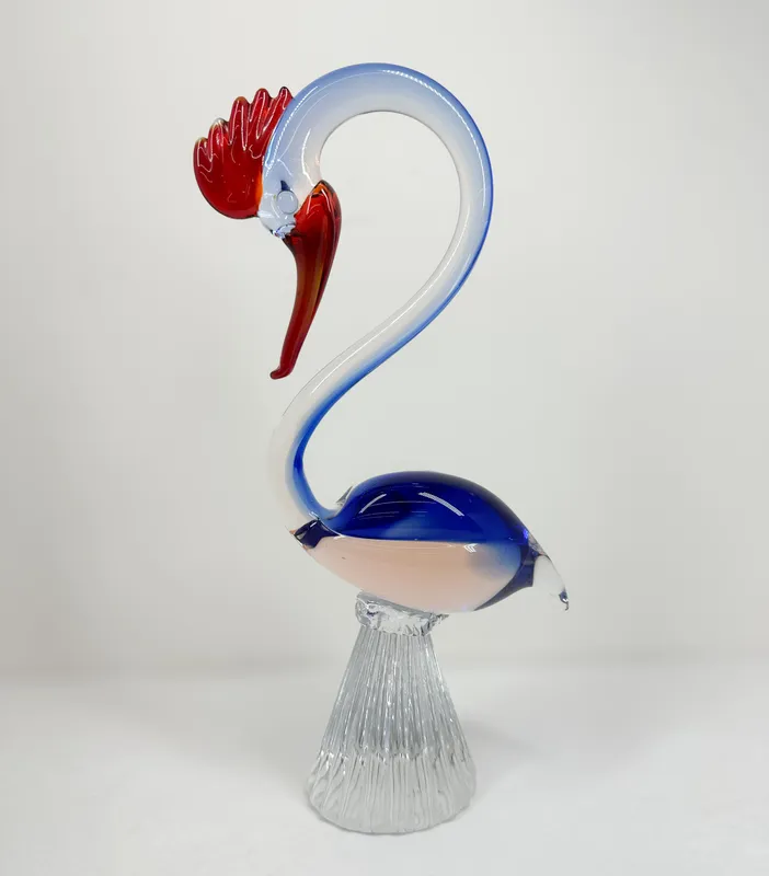 GLASS CRANE FIGURINE from auction in BETHESDA, Ohio