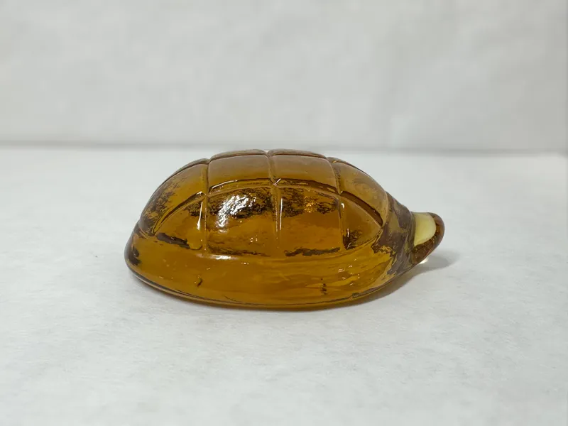 TWO GLASS ANIMAL FIGURINES from auction in BETHESDA, Ohio