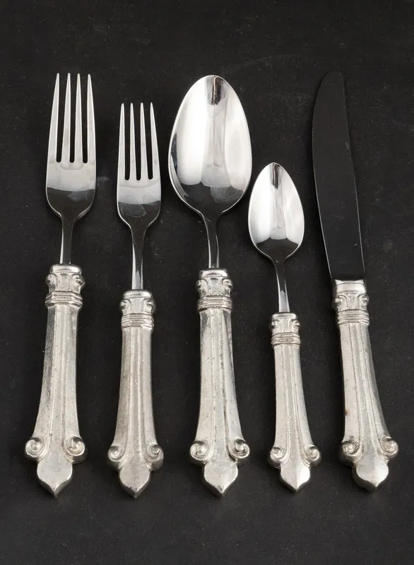 Artale Stainless Steel and Pewter Flatware from auction in Bloomfield, New Jersey