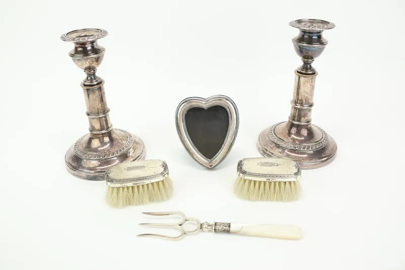 Group of Assorted Silver Articles from auction in Bloomfield, New Jersey