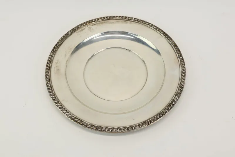Whiting Sterling Silver Tray from auction in Bloomfield, New Jersey