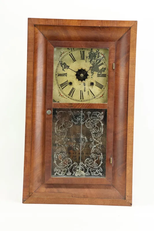 Antique Waterbury Shelf Clock from auction in Bloomfield, New Jersey