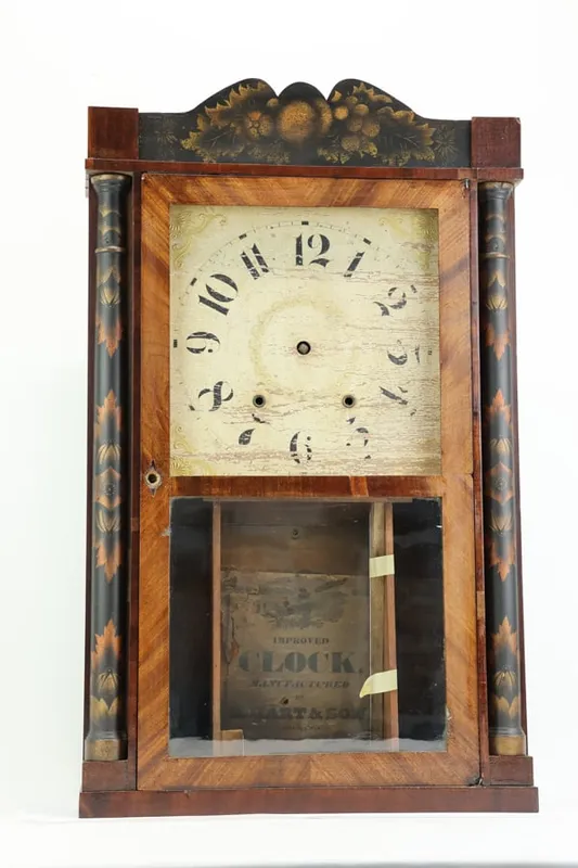 Antique H. Hart & Son, Goshen, CT Shelf Clock from auction in Bloomfield, New Jersey