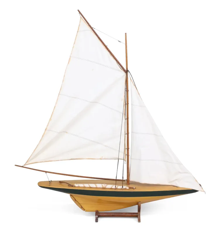 Ship Model of a Sailboat from auction in Bloomfield, New Jersey