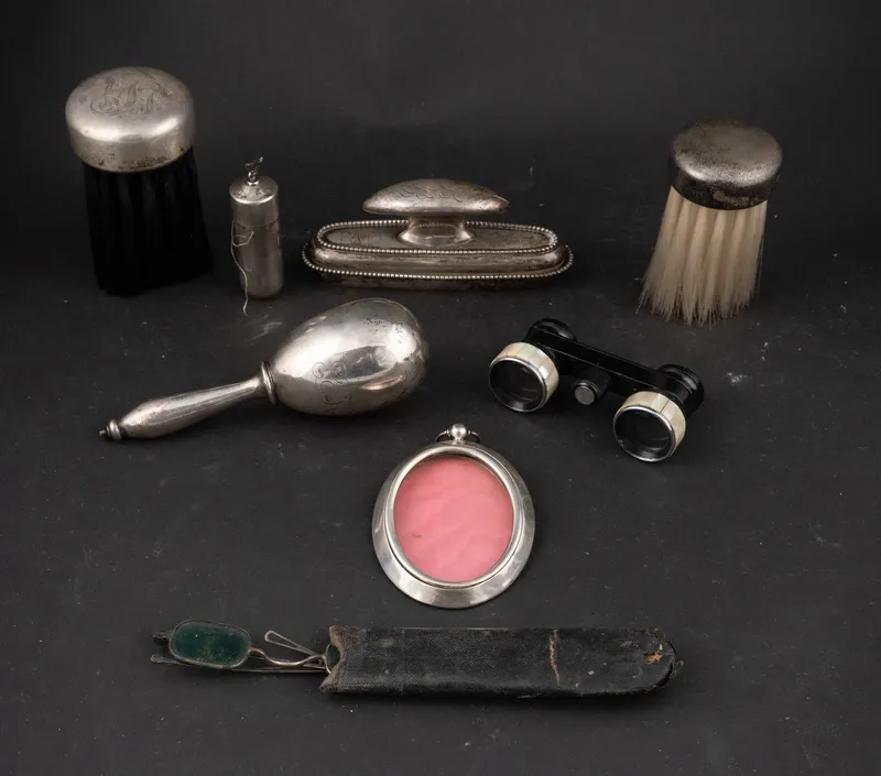 Tiffany Sterling Silver Cylindrical Sewing Case from auction in Bloomfield, New Jersey