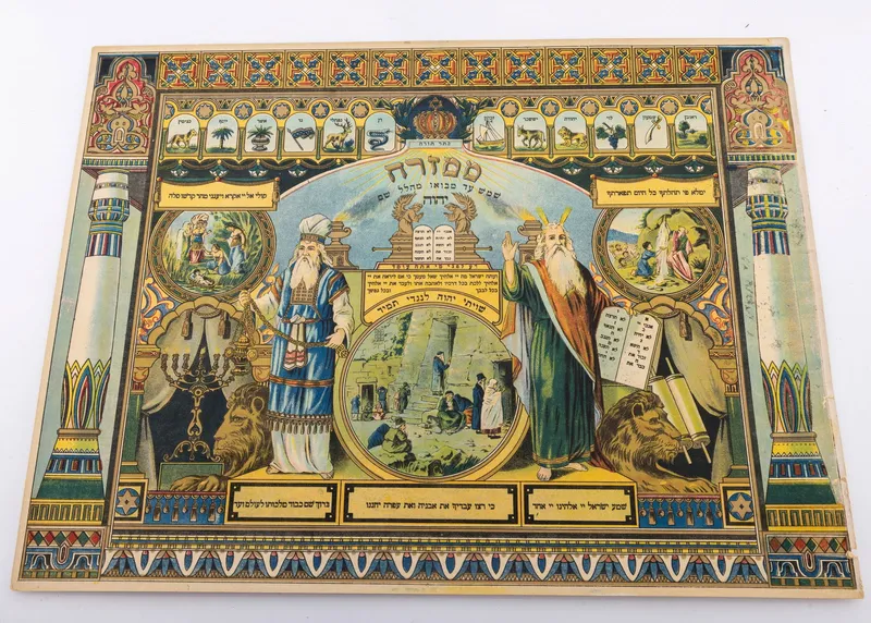 A MIZRACH. Germany, c. 1900. from auction in woodmere, New York
