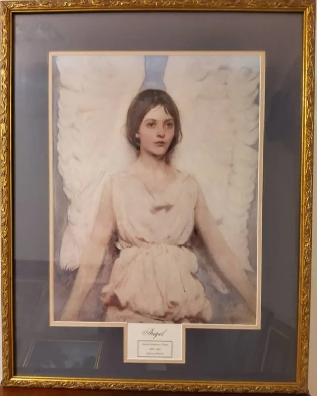 Abbott Handerson Thayer ‘Angel’ Framed Print from auction in Covington, Louisiana