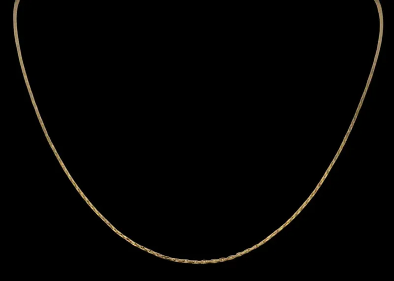 22k Gold Cable Link Chain from auction in Scotts Valley, California