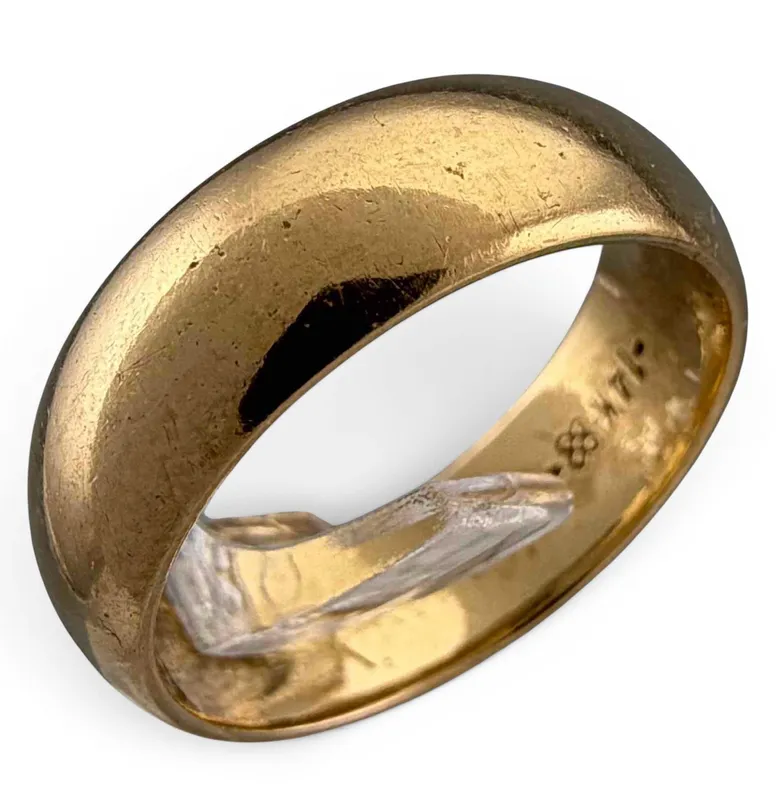 14K Yellow Gold Band from auction in Scotts Valley, California