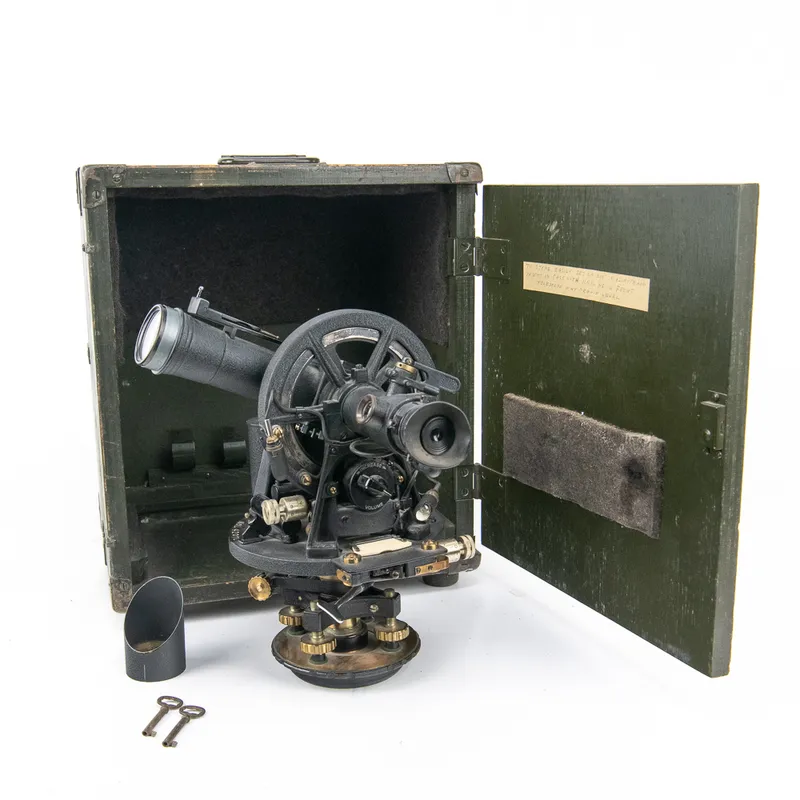 Inter-War David White Navy "NOL" Aero Theodolite from auction in Union, Illinois