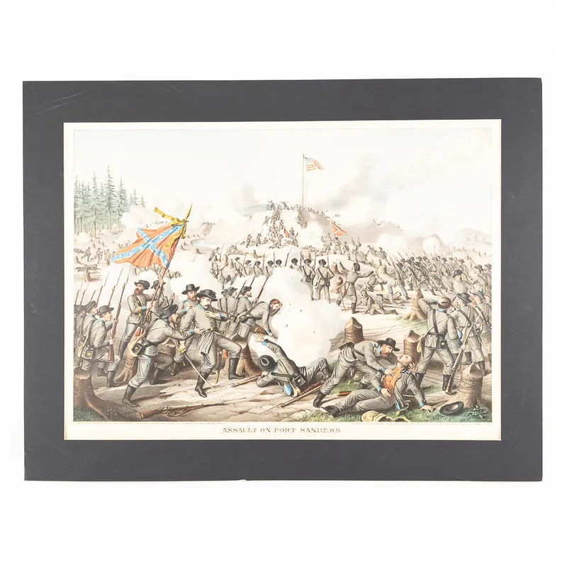 Civil War Kurz & Allison Assault on Ft Sanders from auction in Union, Illinois
