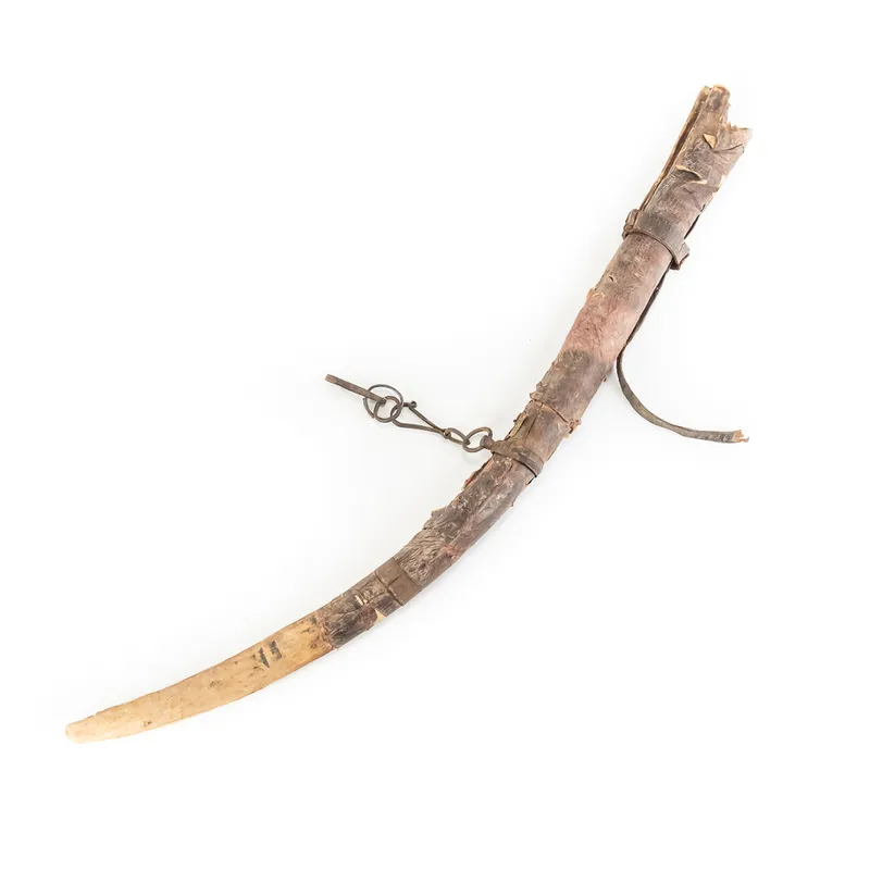 17th C. Eastern Sword Scabbard from auction in Union, Illinois