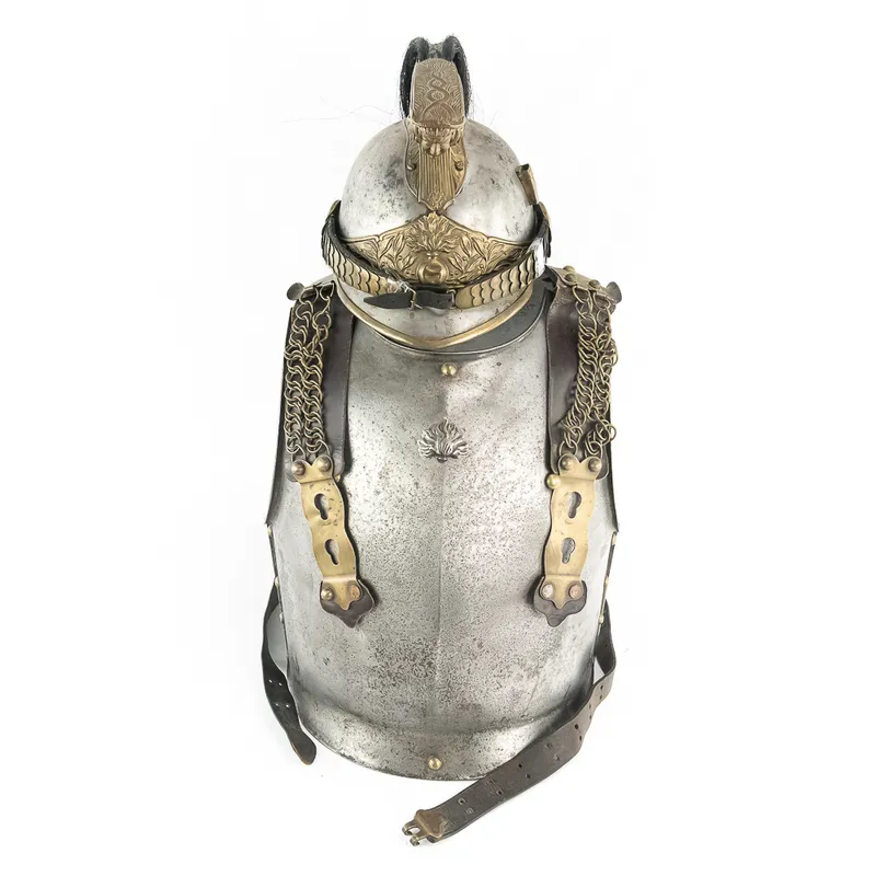 French M1825 Cuirassier Armor, Helmet from auction in Union, Illinois