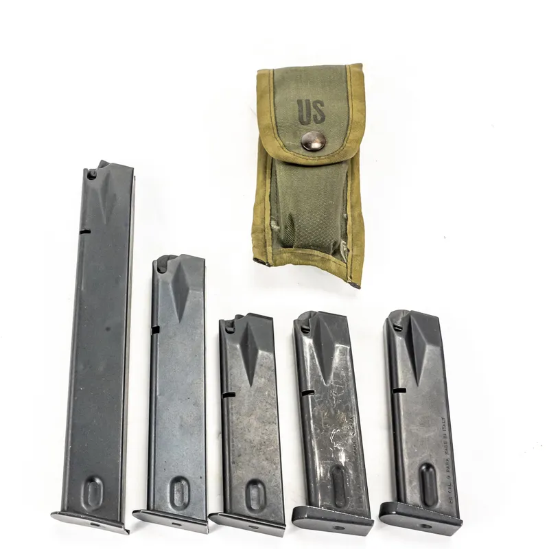 *Beretta 92, 9mm Magazine Grouping from auction in Union, Illinois
