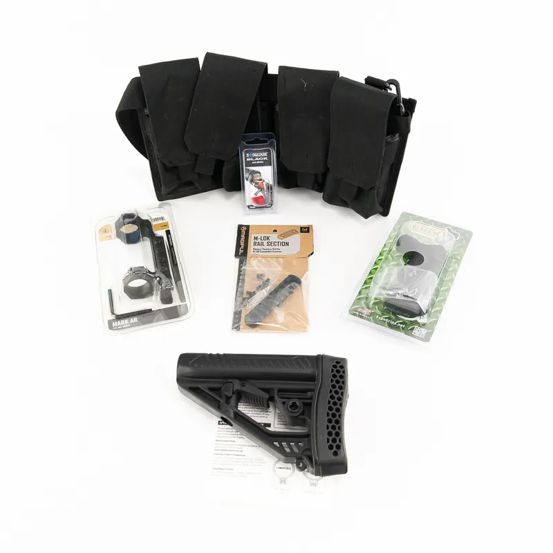 AR-15 Accessories Lot from auction in Union, Illinois