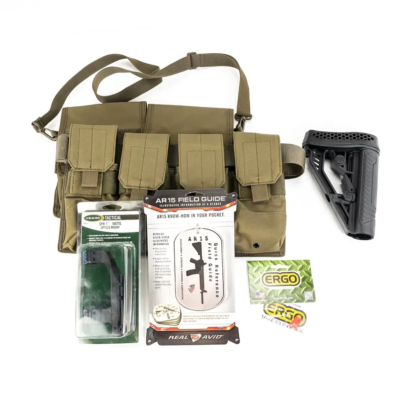 AR-15 Accessories Lot from auction in Union, Illinois