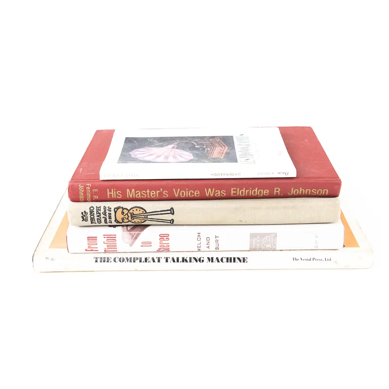 Antique Phonograph Reference Books - 5 Pcs from auction in Union, Illinois
