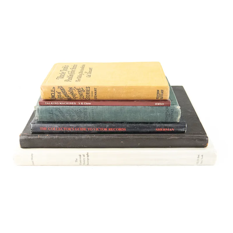 Antique Phonograph & Talking Machine Books (6) from auction in Union, Illinois