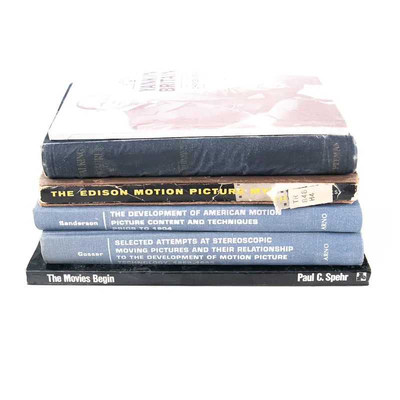 Early Film History & Cinema Books (6) from auction in Union, Illinois