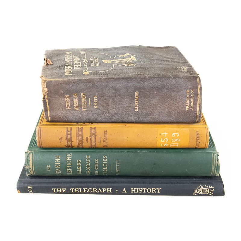Antique Telecommunications Books (4) from auction in Union, Illinois