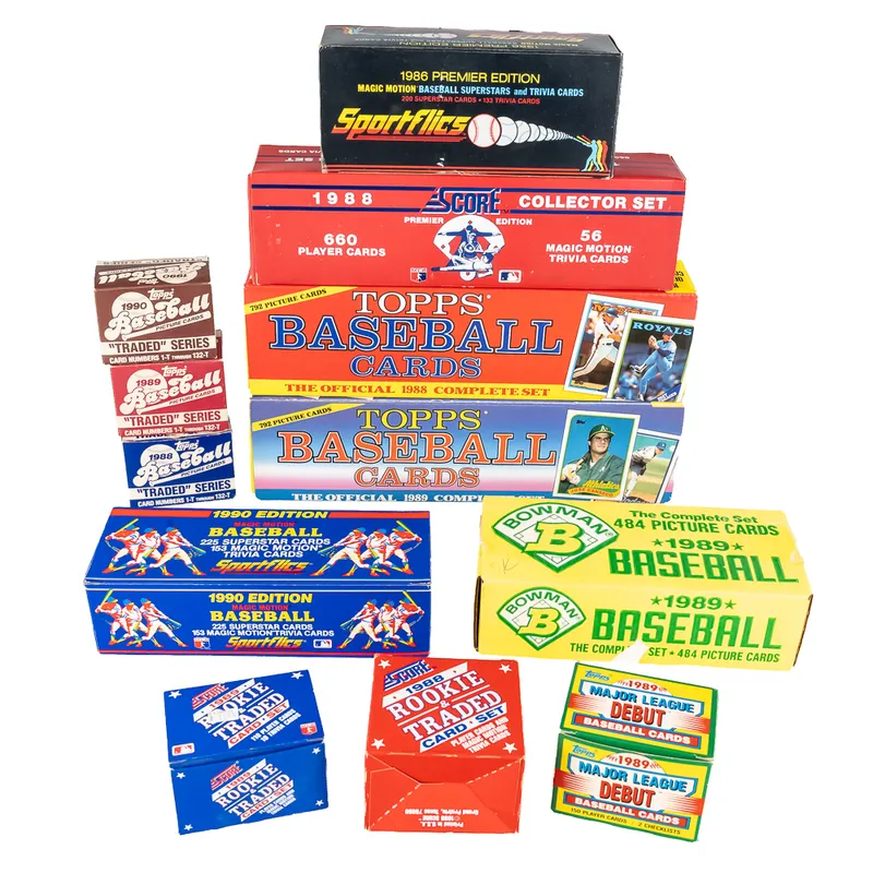'88 Score '88 Topps 89 Bowman MLB Baseball Cards + from auction in Union, Illinois