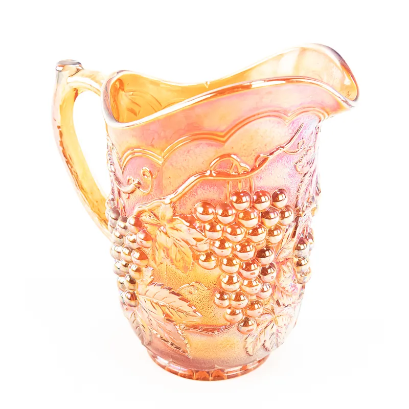 Carnival Glass: Imperial Grape Pitcher from auction in Union, Illinois