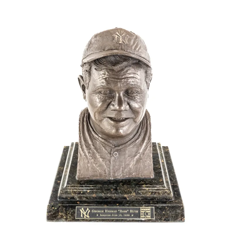 Babe Ruth - HOF Bronze Bust from auction in Union, Illinois