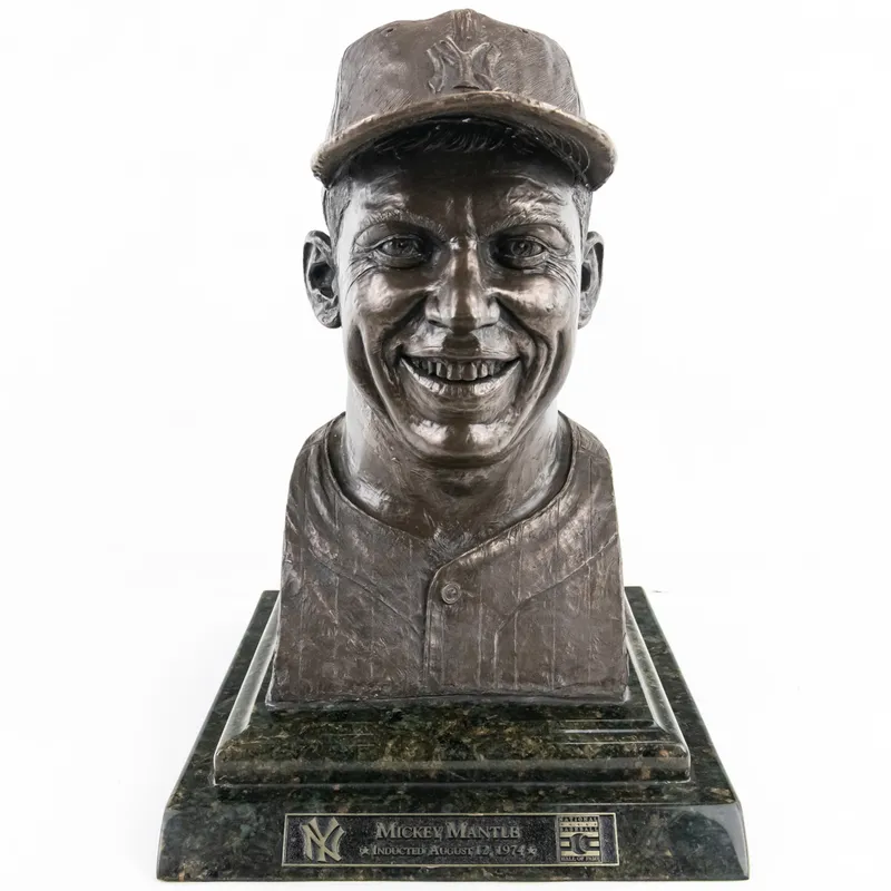 Mickey Mantle - HOF Bust from auction in Union, Illinois