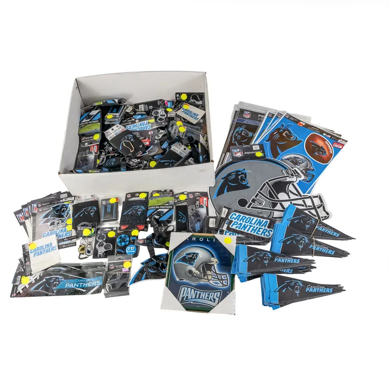 NWT Official Carolina Panthers NFL Licensed Gear from auction in Union, Illinois