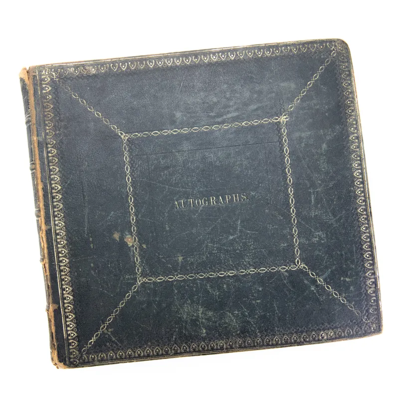 1866 Who's Who In The USA  Autograph Book from auction in Union, Illinois