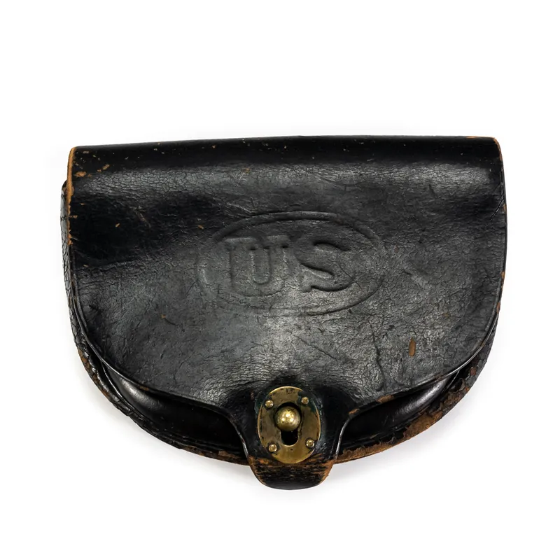 Civil War M1864 US Watervliet Arsenal Pouch from auction in Union, Illinois