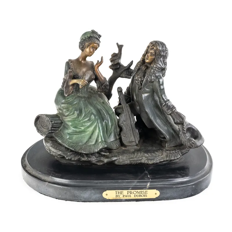 "The Promise" Bronze Sculpture from auction in Union, Illinois