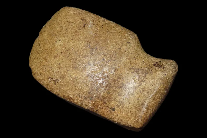 3 3/4" Three Quarter Grooved Axe, White Co., Illinois from auction in Quincy, Illinois