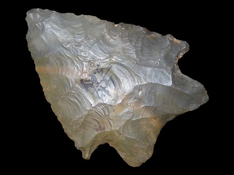 2 1/8" Cossatot River Notched, North Central Texas from auction in Quincy, Illinois