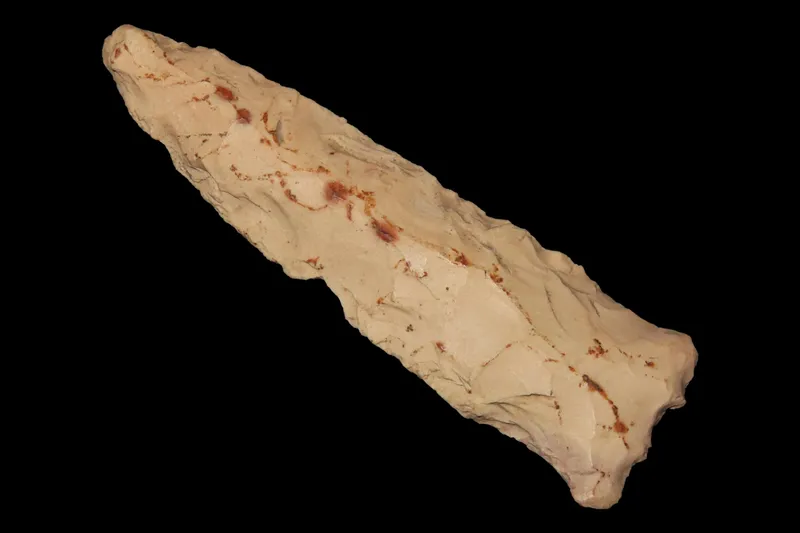 3 1/16" Rice Lobed Side Notch, Pettis Co., Missouri from auction in Quincy, Illinois