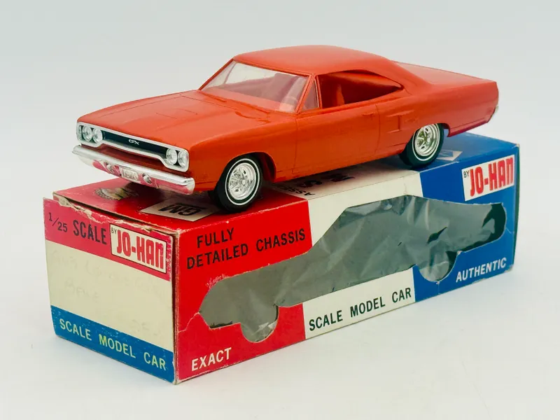 Jo-Han 1970 Plymouth GTX Promo Model with Box from auction in Shelton, Connecticut