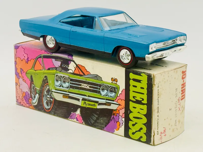 Jo-Han 1969 Plymouth GTX Promotional Model with Original Box from auction in Shelton, Connecticut