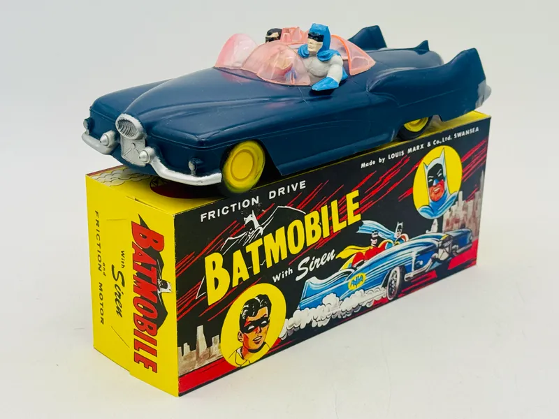 Marx 1966 Friction-Drive Plastic Batmobile. Original Rare from auction in Shelton, Connecticut