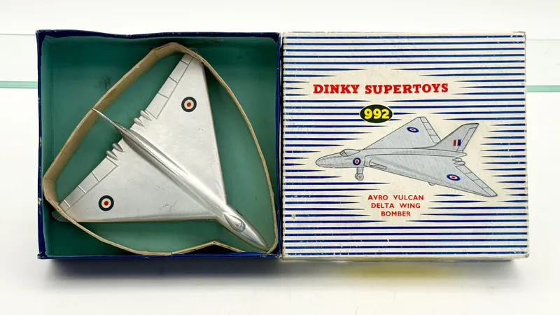 Dinky Supertoys Number 992 Avro Vulcan Delta Wing Bomber from auction in Shelton, Connecticut