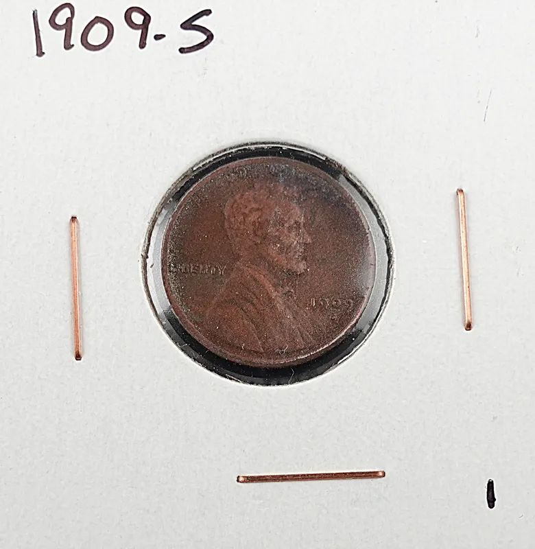 1909-S Wheat Cent from auction in Harker Heights, Texas