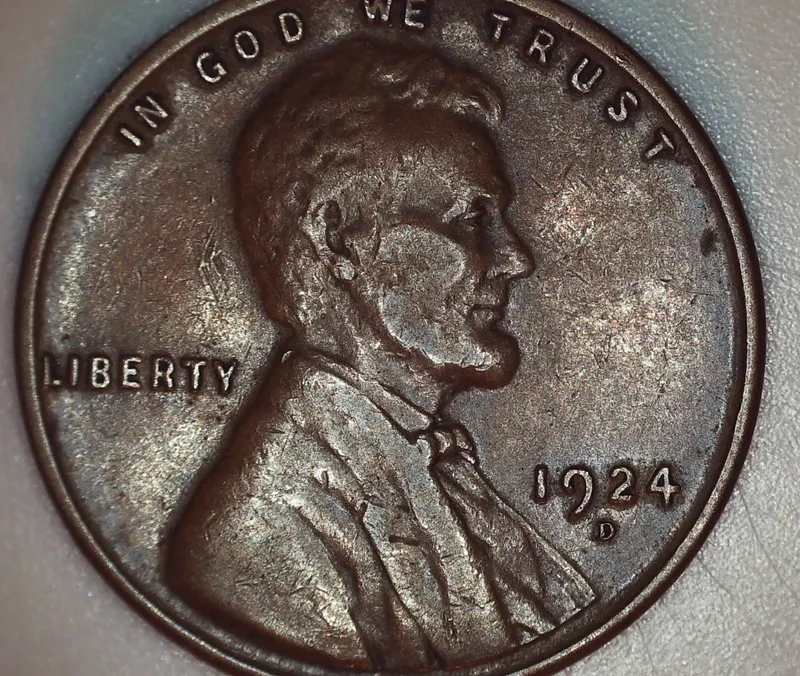 1924-D Wheat Cent from auction in Harker Heights, Texas