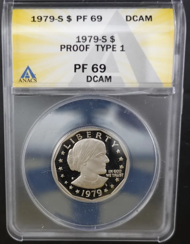 1979-S Susan B. Anthony Dollar from auction in Harker Heights, Texas